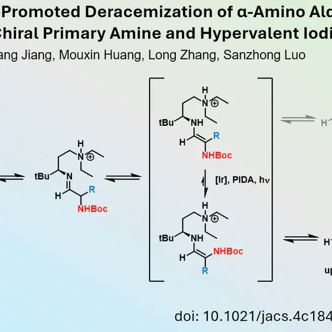 Deracemisation lead to enriched alpha Amino Aldehydes