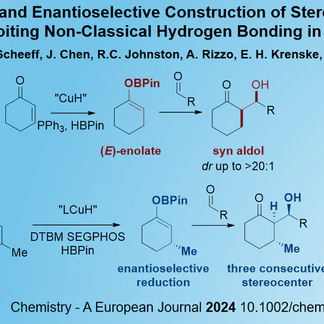 Diastereo- and Enantioselective Construction of Stereochemical Arrays Exploiting Non-Classical Hydrogen Bonding in Enolborates