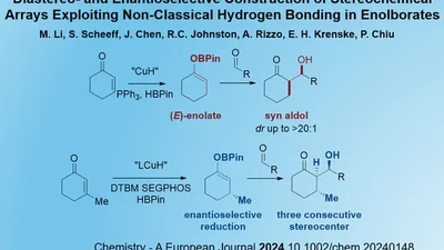 Diastereo- and enantioselective construction of stereochemical arrays exploiting non-classical hydrogen bonding in enolborates featured image